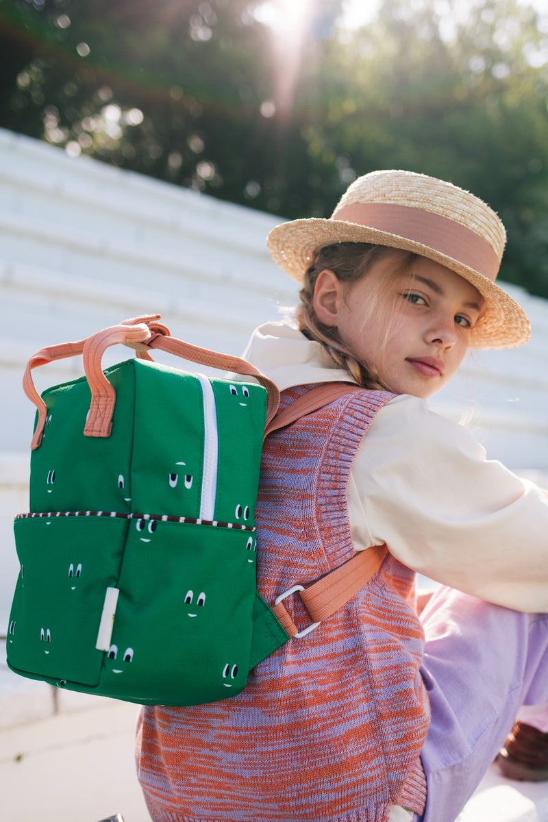 Small green backpack shop