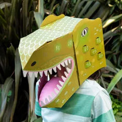 Make your own Dinosaur Head | Josiah Amari