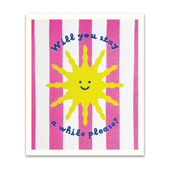 Sunshine Stripe Riso Print (8x6) | Josiah Amari