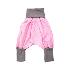 Kids Harems Seersucker Stripe Pink | Josiah Amari