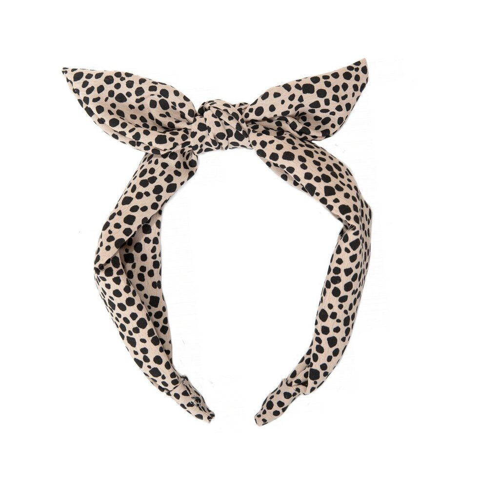 Leopard Love Tie Headband | Josiah Amari