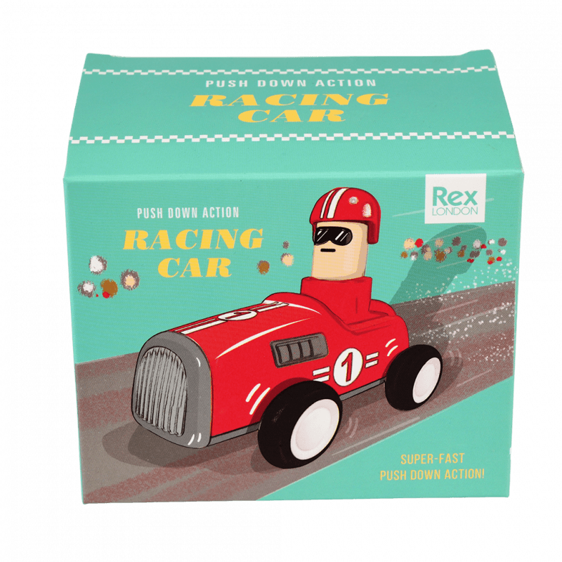 Push Down Racing Car RED | Josiah Amari
