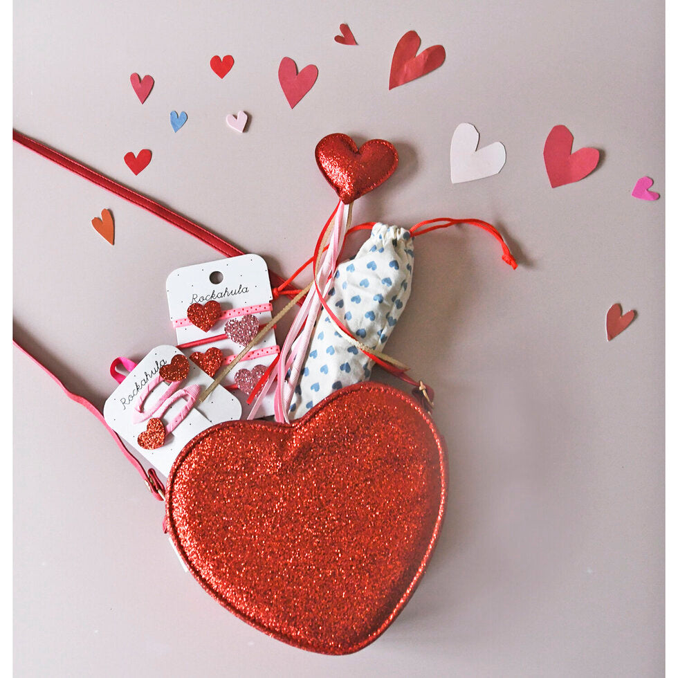 Love Heart Glitter Bag | Josiah Amari