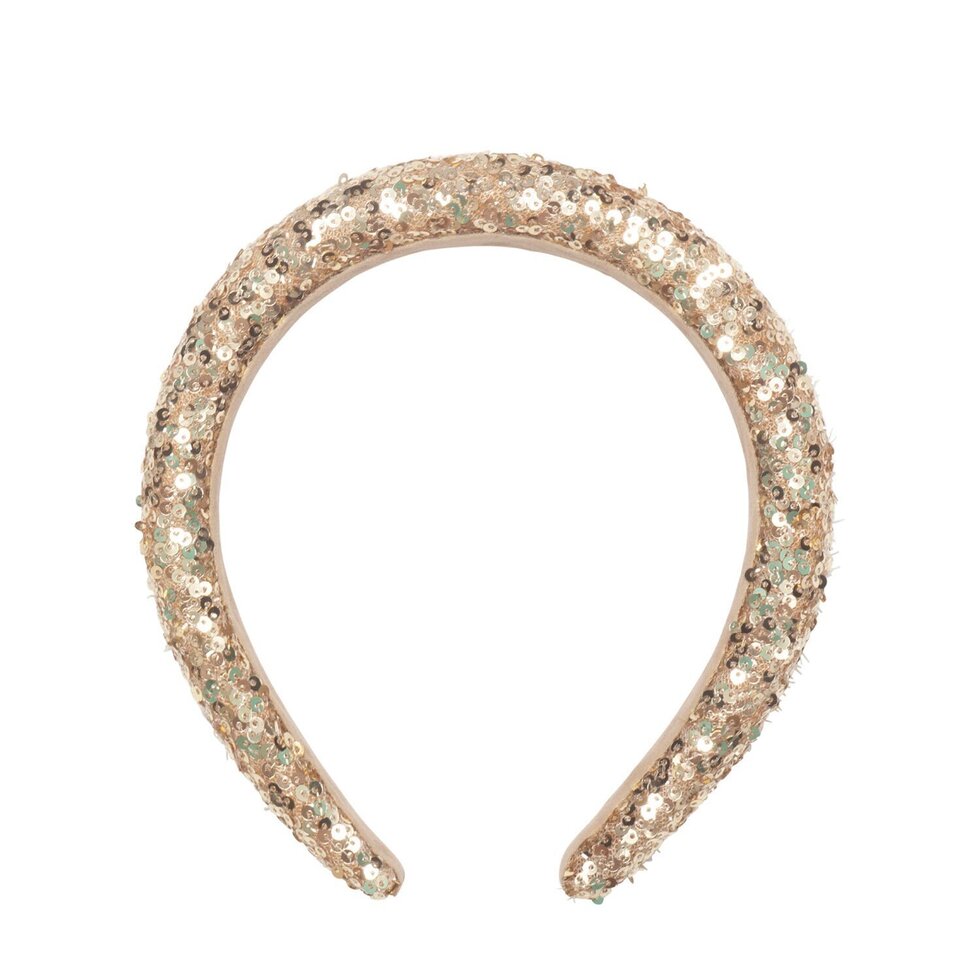 Gold Sequin Padded Headband | Josiah Amari (Copy)