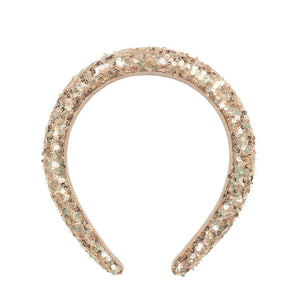 Gold Sequin Padded Headband | Josiah Amari (Copy)