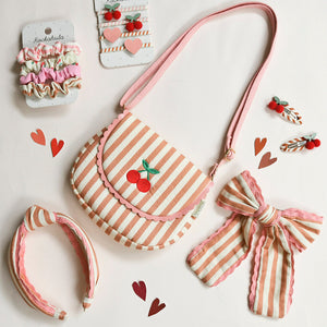 Stripy Cherry Clips | Josiah Amari