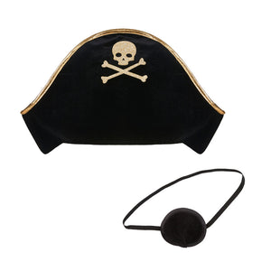 Pirate hat and patch dress up set | Josiah Amari