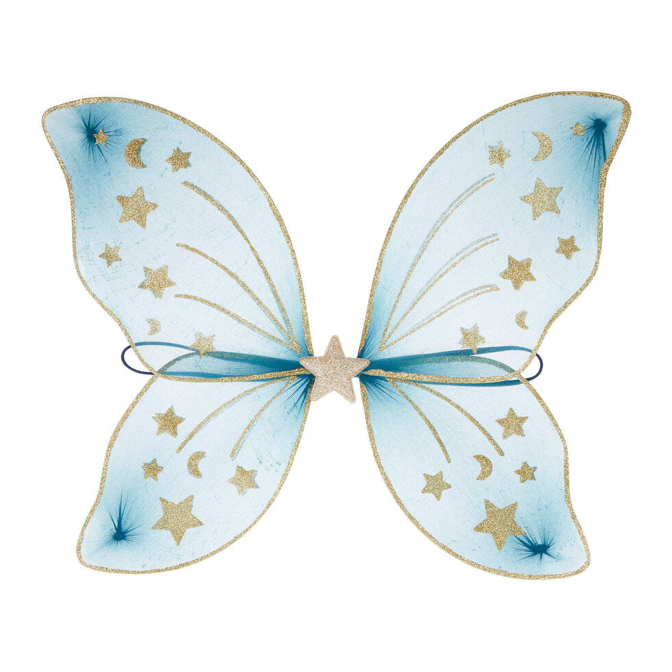 Super starry night teal wings  I Josiah Amari