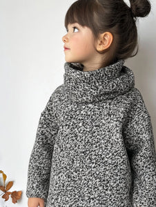 kids cowl neck sweater