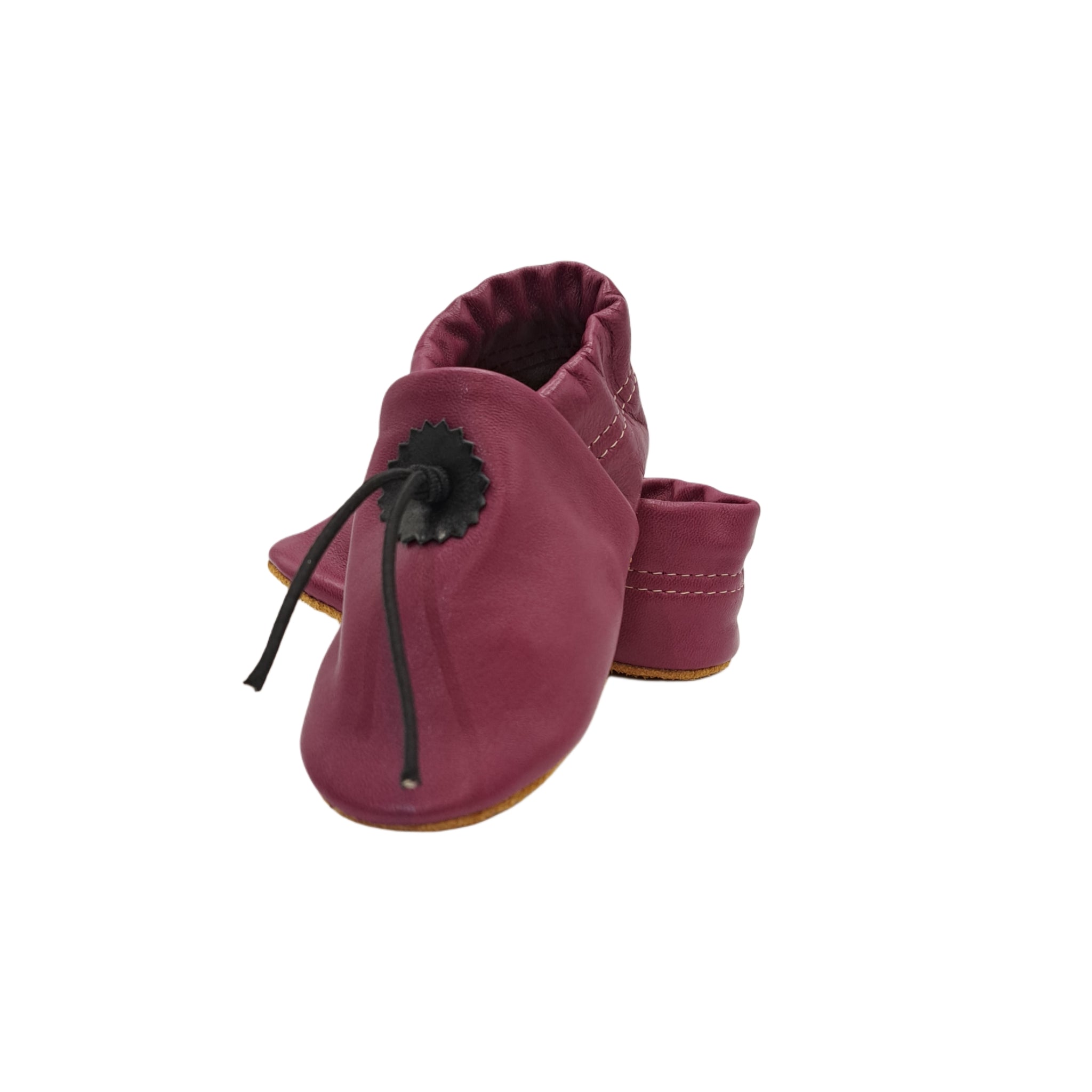 Fuchsia  Pink Leather Booties| Josiah Amari